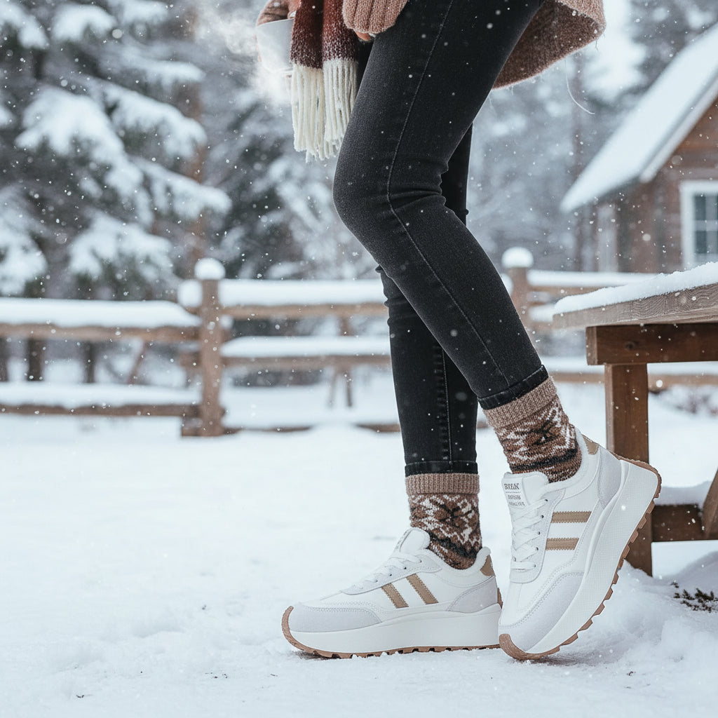 Veluna Vinterfodrade Sneakers