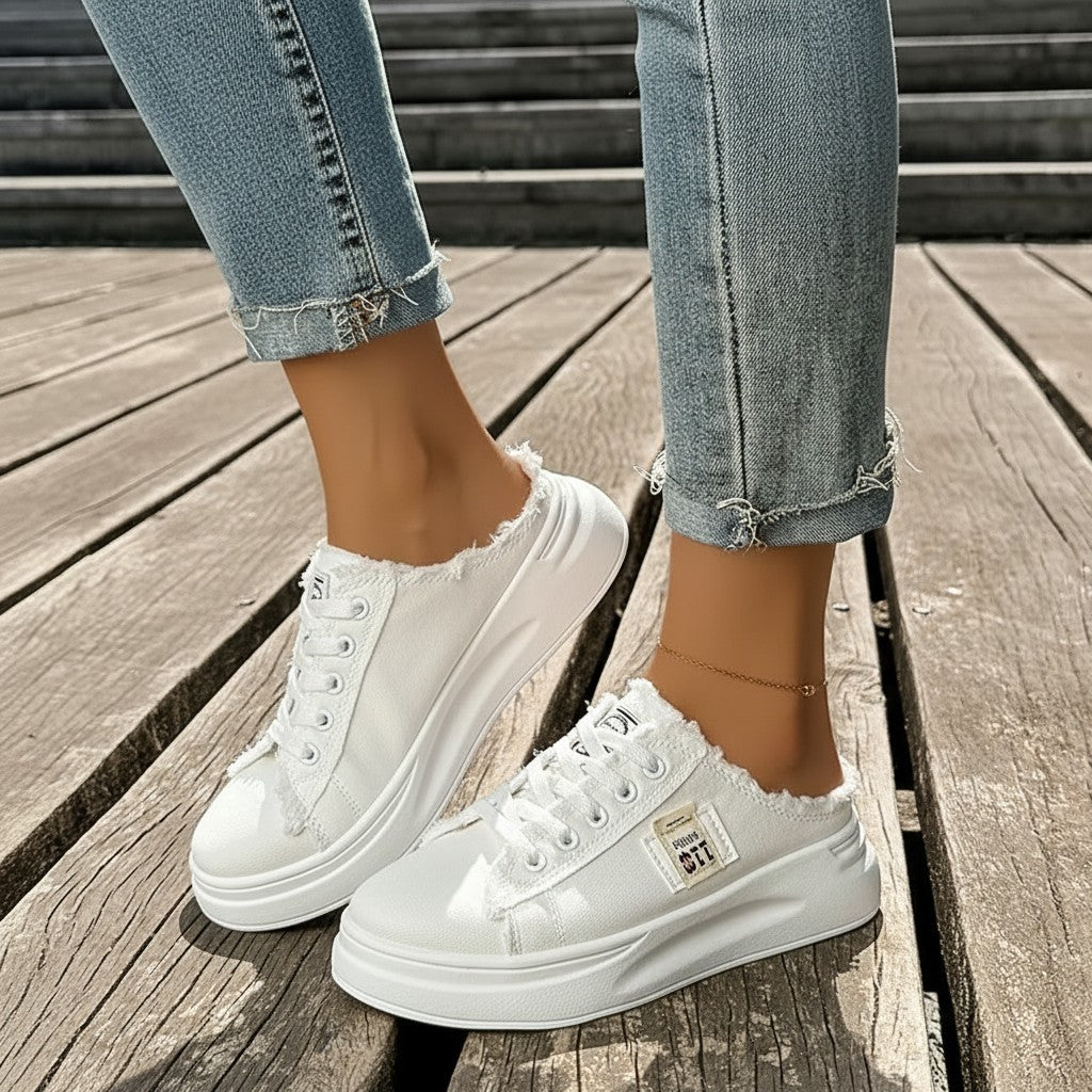 Elina Sneakers – Sköna Vardagsskor med Bred Passform