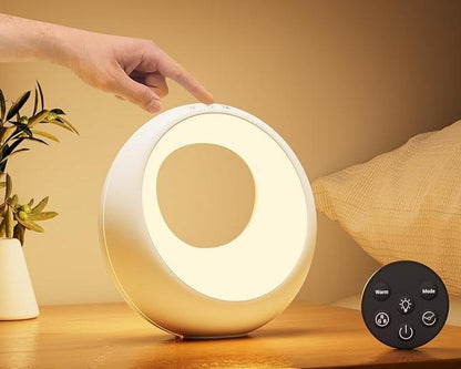 Bonsery sänglampa – dimbar LED med touch och fjärr