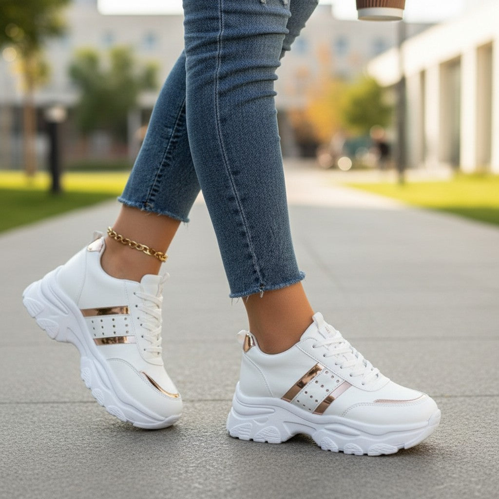 Avira-Avslappnade Modesneakers