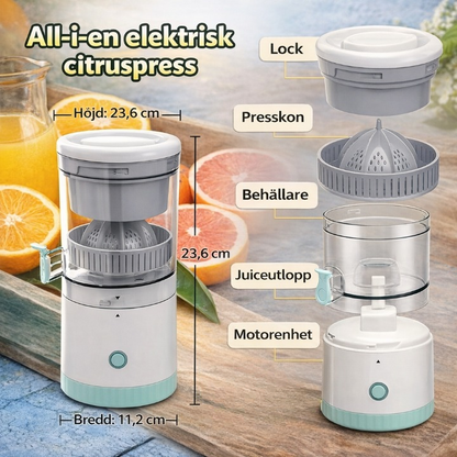CitrusPress  – Elektrisk citruspress med USB-laddning