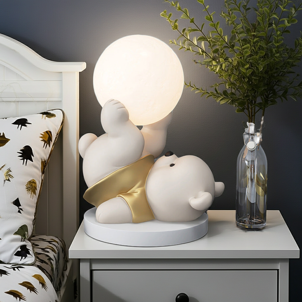 Nordisk Sötma-natlampa/Guld – | Dinvardagsshop