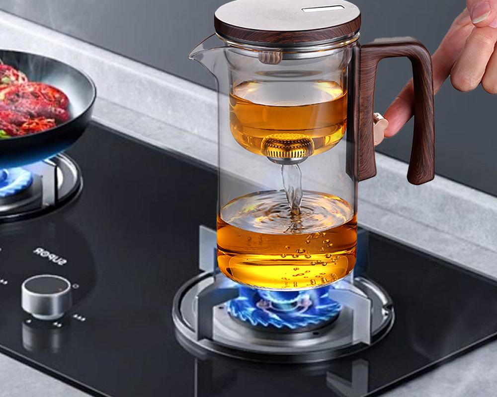 TeDeluxe – Glastekanna med Magnetisk Brytare