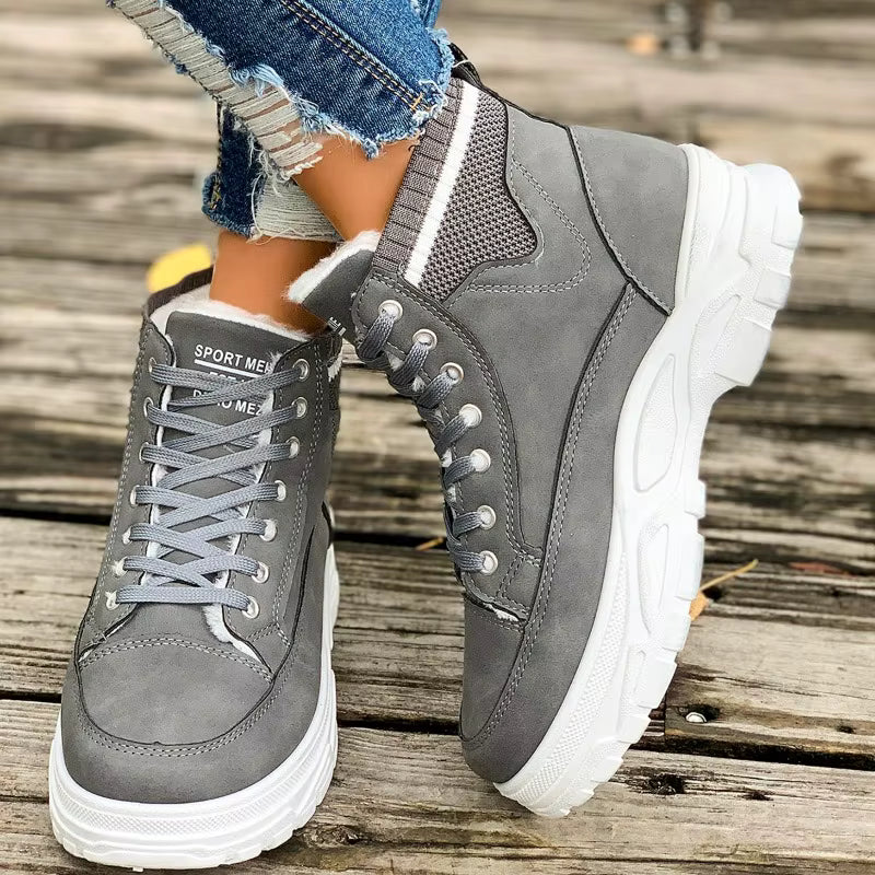 AriaBoots – Vinterkängor med tjock sula/svart