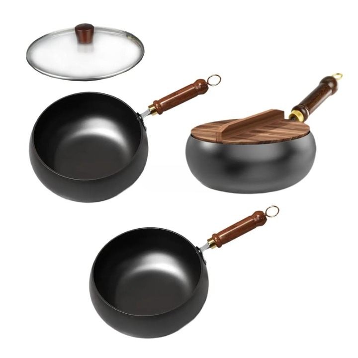 Rustika-Gjutjärnspanna med Lock