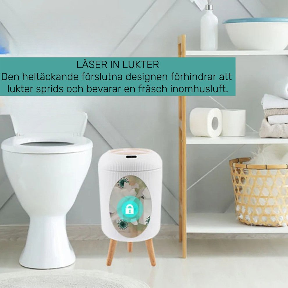 Binella – Sensorstyrd papperskorg som öppnas automatiskt