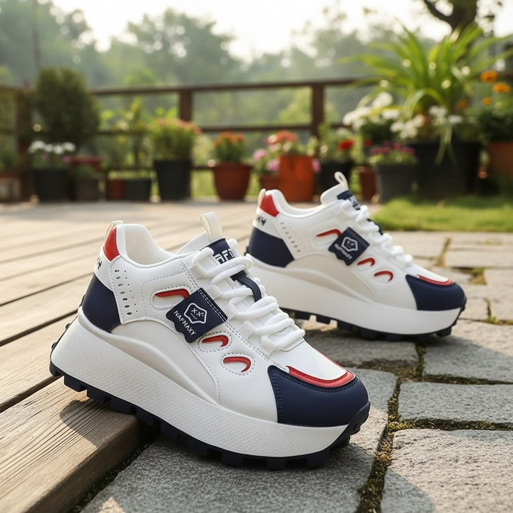 Elira – Trendiga Dam Sneakers med Komfort & Höjd