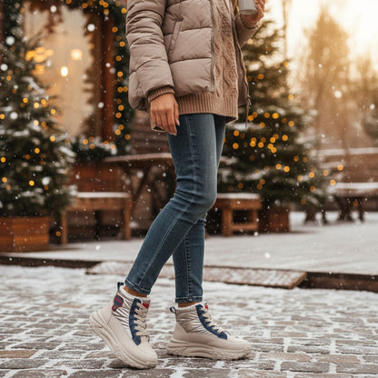 Freya – Fleecefodrade Vinterboots med Högt Skaft
