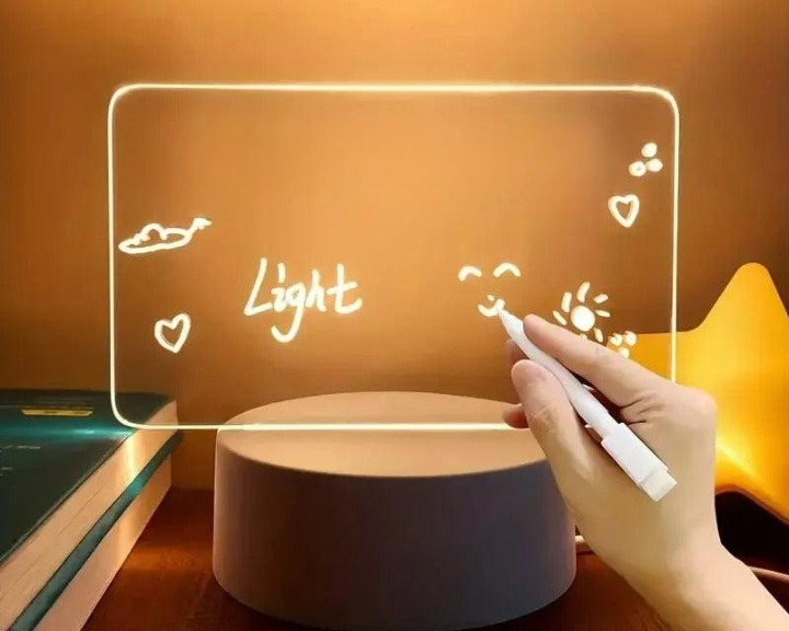 LED Ljusbräda – Kreativ Skrivtavla