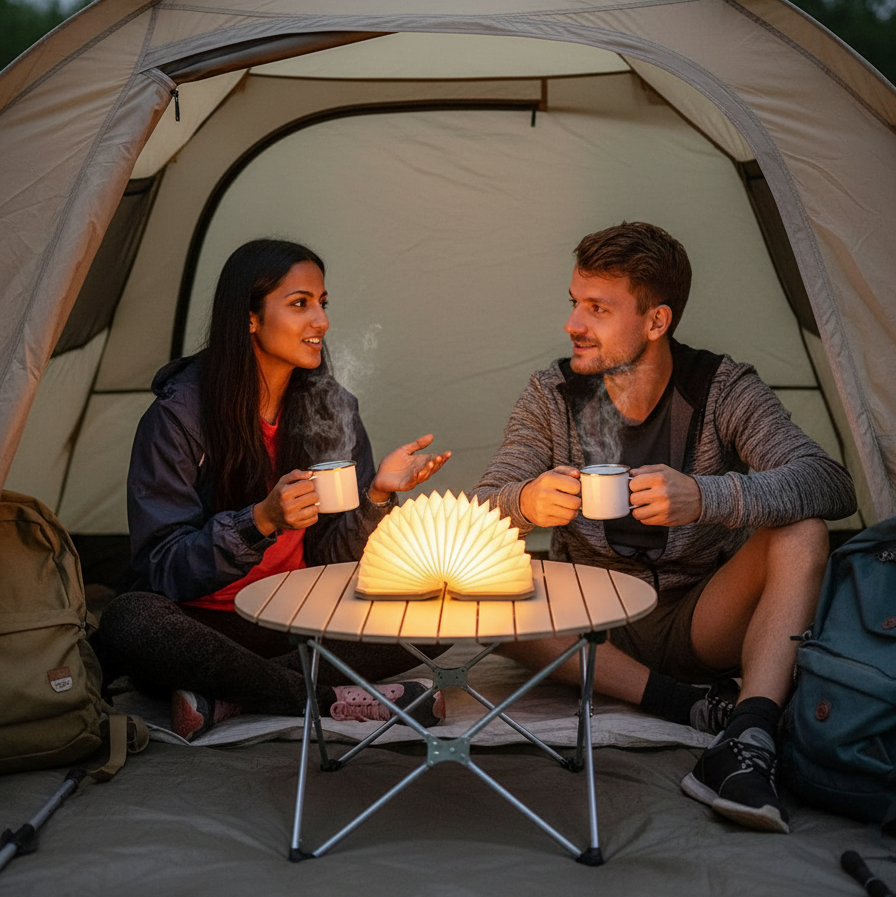 Ljusblad – nattlampa & läslampa i ett