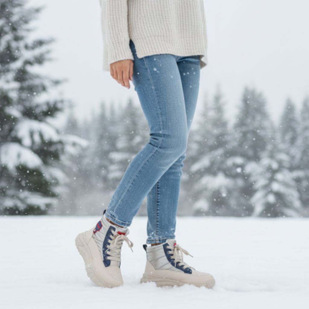 Freya – Fleecefodrade Vinterboots med Högt Skaft