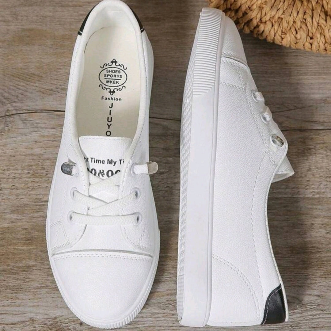 Alina – Slip-on Sneakers för Kvinnor-Beige