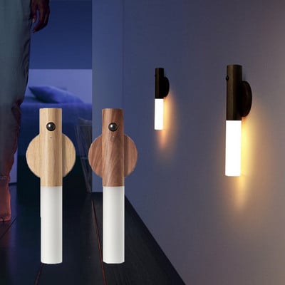 Warmi/nattlampa med rörelsesensor/Ljus träton – | Dinvardagsshop