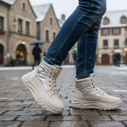 Freya – Fleecefodrade Vinterboots med Högt Skaft